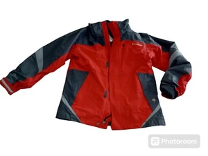Columbia Bugaboo Sz 10 12 Interchange Coat Omni Tech Kid 2pc Shell Fleece  - Picture 1 of 12