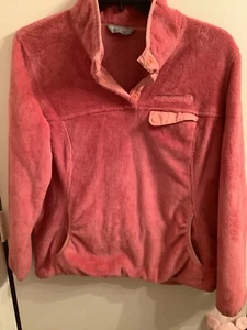 Free Country Pink Fleece Sweatshirt Top Shirt Pullover Women's XXL 2X - Picture 1 of 3