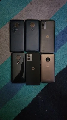 Lot Of 6 Motorola Smartphones FOR PARTS ONLY (MOTO G POWER + MORE) - Image 1 of 4