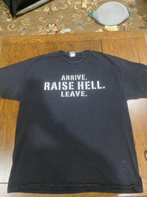 WWE WWF Stone Cold Steve Austin “Arrive, Raise Hell,Leave” Vintage Shirt Size XL - Image 1 of 4