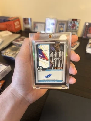 Alexander Isak Topps Merlin 2023-24 Newcastle United Match Ball Signature Card - Image 1 of 2