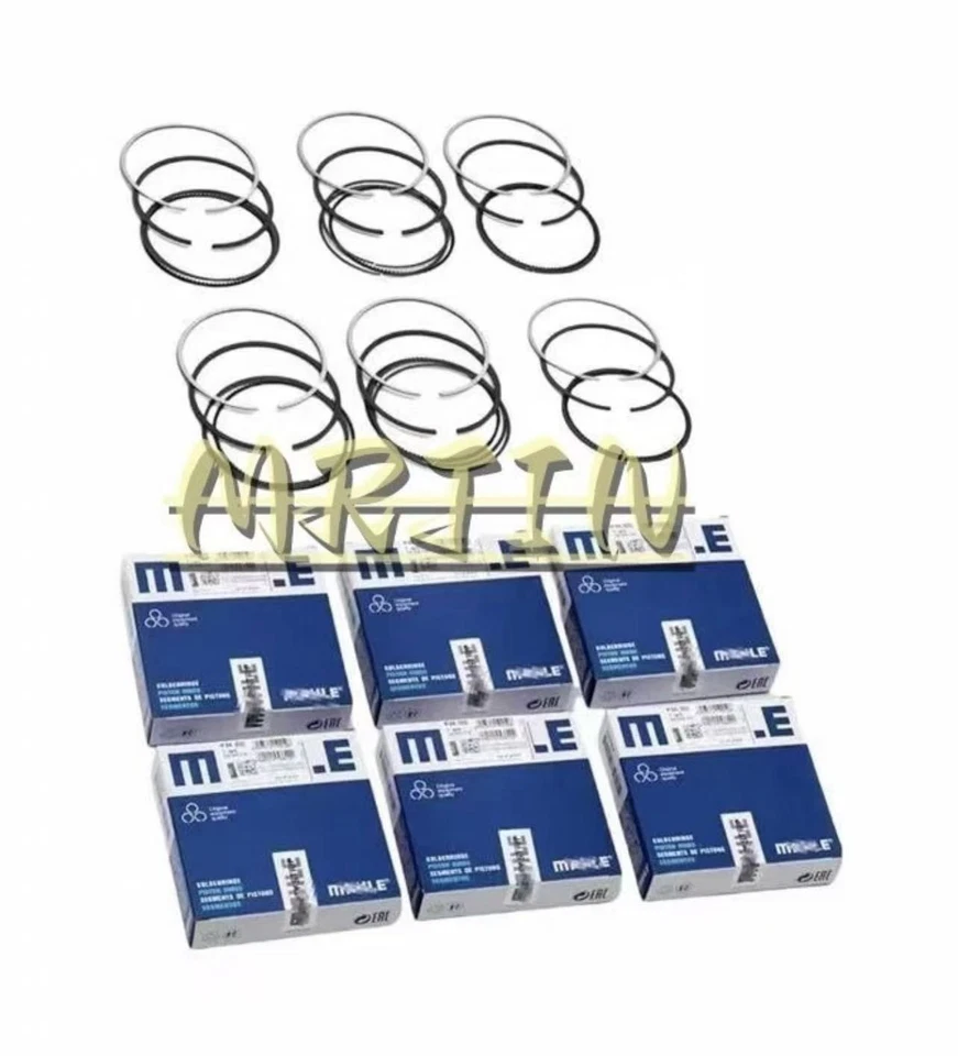 STD 6x Piston Rings Set OEM For Porsche Cayman Boxster 986 987 M96 M97 2.5 2.7 - Image 1 of 4