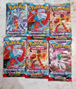 6x Pokémon Scarlet & Violet Paradox Rift Booster Packs – Brand New & Sealed - Picture 1 of 2