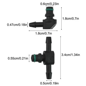 Comprehensive Set of 4 Diesel Injector Return Connectors for Installation - Picture 1 of 12