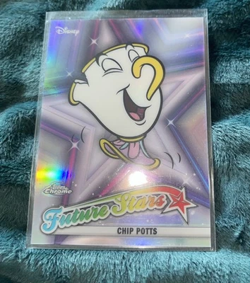 2024 Topps Chrome Disney Chip Potts Future Stars #FS-9 Beauty and the Beast - Image 1 of 2