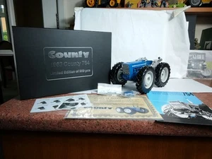 Fordson County Farm Tractor 1968 Model 754 Limited Edition Complete Beautiful... - Picture 1 of 13