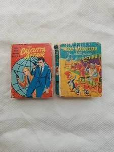 TWO WHITMAN BIG LITTLE BOOKS #10 "WOODY WOODPECKER" #11 "THE MAN FROM UNCLE" - Picture 1 of 14
