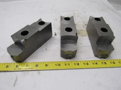 Cushman 05-201466 Lathe Chuck Top Jaws Pointed 5-5/8" X 2-1/2" X 1-3/4" Lot Of 3 Foto 1 de 4