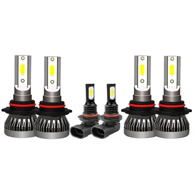 For Chevy Silverado 1500 2500 HD 2003-2005 2006 LED Headlight+Fog Lights Bulbs - Image 1 of 4