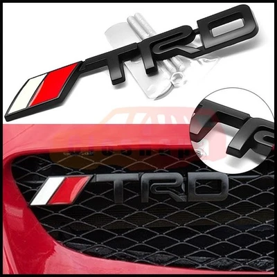 Tri-color Front Grill Emblem For Tacoma Accessories Badge w/Fitting Screws Nuts - Image 1 of 4
