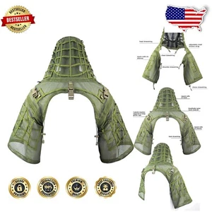 Unisex Tactical Ghillie Suit with Adjustable Chest Strap for Hunting & Airsoft - Picture 1 of 11