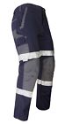 Mens Cargo Work Pants Stretch Cotton Contrast 3D Knee Tactical Trousers