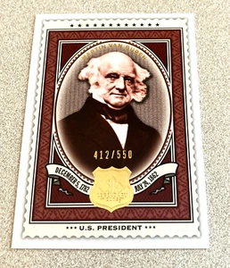 2009 SP Legendary Cuts #195 Martin Van Buren 8th President /550 - Picture 1 of 2