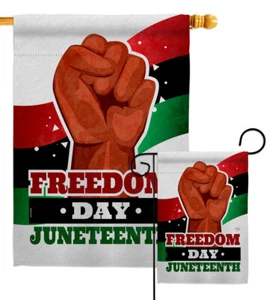 Freedom Day Garden Flag Black History Juneteenth Decorative Gift Yard Banner - Picture 1 of 19