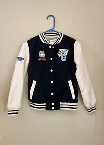 Justice x Stranger Things Hawkins Varsity Letter Jacket Girls Size 10 - Picture 1 of 9