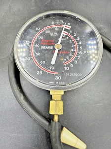 Vintage 8989 Sears Roebuck Allstate Engine Vacuum Gauge & Fuel Pump Tester - Picture 1 of 5