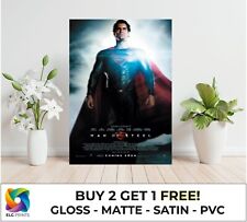 Man of Steel Superman Movie Large Cinema Poster Art Print Gift Multiple Sizes