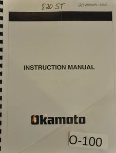 Okamoto PSG-42ST, ACC-52ST, ACC-820ST, Manual de cableado de piezas de mantenimiento de operación - Imagen 1 de 3