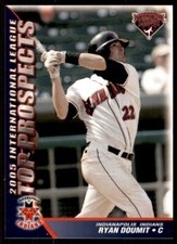 2005 Choice International League Ryan Doumit Indianapolis Indians #9
