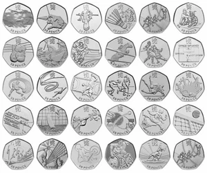 CHEAPEST UK London Olympic 2012 Rare 50p Sports Coin Fifty Pence Circulated Judo - Picture 1 of 37