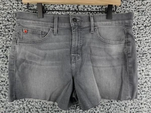 Hudson shorts Gracie Dystopia mid rise cut off denim gray size 29 - Picture 1 of 16