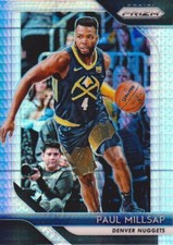 2018-19 Panini Prizm Basketball Hyper #82 Paul Millsap
