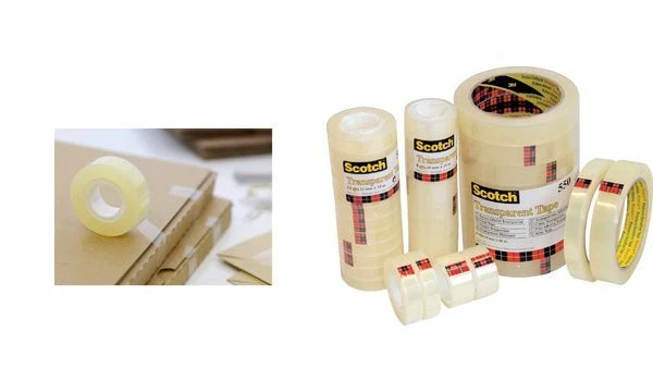 3M Scotch 5501933 Klebeband 550 (19 mm x 33 m) 8 Rollen transparent Klebefilm