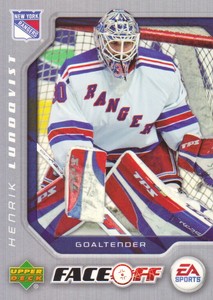 2007-08 Upper Deck Victory Hockey EA Sports Face-Off #FO2 Henrik Lundqvist