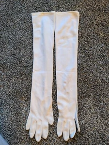 Vintage Long Ladies White Dress Gloves Stetson VERY NICE! - Picture 1 of 5