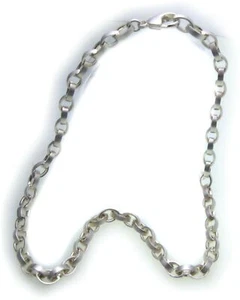 Pulsera Náutica Plata Auténtica 925 6mm 19cm Plata Esterlina Mate Unisex - Imagen 1 de 2