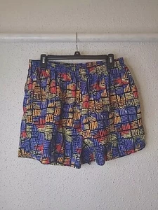 Vintage 80's Winners Mens Beach Short Shorts Swim Trunks 3" Inseam & Pockets L  - Picture 1 of 8