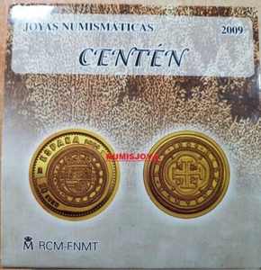 20 Euros ORO año 2009 JOYAS NUMISMÁTICAS "CENTÉN". Peso 1,24 gr., 999 milésimas. - Bild 1 von 3