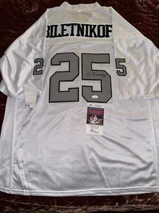 FRED BILETNIKOFF signed RAIDERS Mitchell and Ness New Jersey JSA COA - Bild 1 von 5