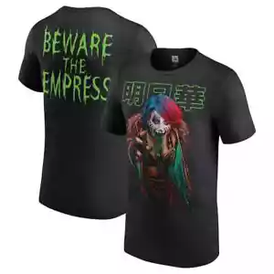WWE Black Asuka Beware The Empress T-Shirt *NEU* Official Shirt - Bild 1 von 1