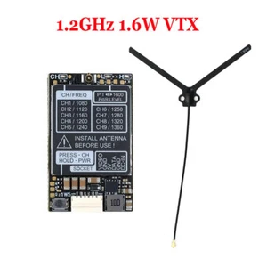 1.2GHz 1.3GHz 1600mW 1.6W VTX Audio Video 25mW 9CH FPV Transmitter Module 7-36V  - Picture 1 of 11