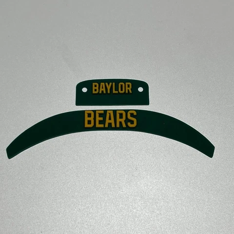 Baylor Bears Green/Gold Mini Helmet 3D Bumper Set Cover