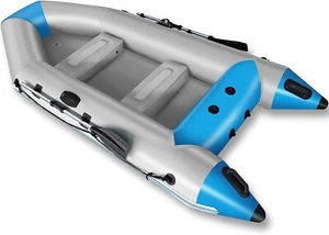 10 ft Dinghy Boat, 4 Person Inflatable Fishing Kayak with Paddles Air Pump - Picture 1 of 8