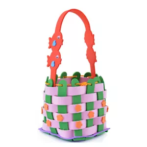 4 Set Craft Material For Kids Woven Basket DIY Pack Gift Set Toy