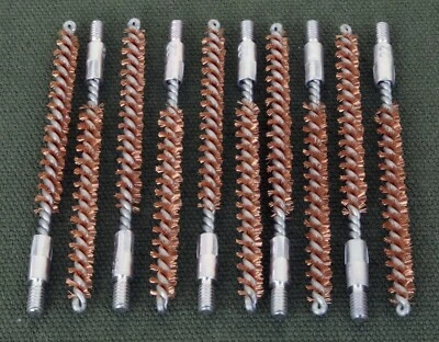 22 Cal Bronze Brush pack (10 Brushes). For rifle barrel cleaning. - image 1 of 4