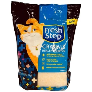 Fresh Step Crystals Health Monitoring Cat Litter Unsented 7 lbs - Picture 1 of 8