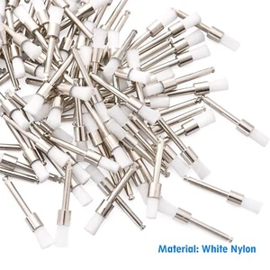 OneMed Einweg Dental Prophy Polierbürste Verriegelung flacher Typ weiß 100 Stck./Box - Bild 1 von 5