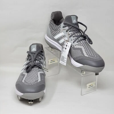 Nuevo botín de béisbol Adidas Ultra Boost DNA 5.0 gris blanco para hombre talla 9 ID9602 Foto 1 de 4