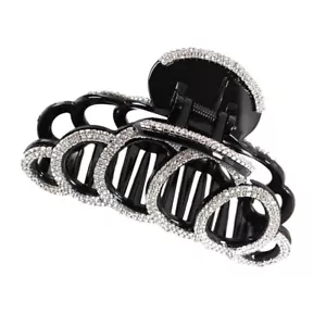Starke große Kieferspange Haarkrallenspangen Haarspange glänzend Haarschmuck für Mädchen - Bild 1 von 12