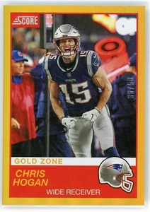 2019 Score Chris Hogan #151 Gold Zone #/50 New England Patriots - Bild 1 von 2