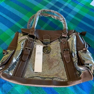 Juno Brown Handbag fashionable - Picture 1 of 5