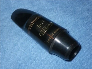 WOODWIND STEELITE EBONITE B5 ALTO SAXOPHONE MOUTHPIECE - HARD RUBBER, VGC, CLEAN - Picture 1 of 10