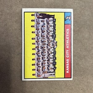 1961 Topps Baseball Kansas City Athletics Team Card #297