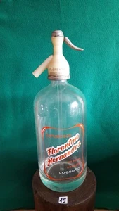 SIPHON SODA coleccion gastronomia AGUA DE SELTZ botella de cristal SIFON clasico - Imagen 1 de 2