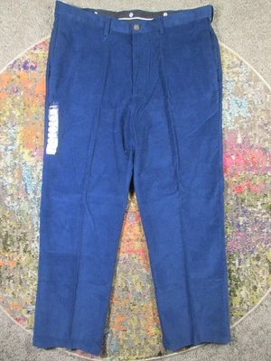 Pantalones de Pana Haggar Premium Elastizados Hombres 40x32 Clásicos Ocultos Confort Cintura NUEVO Foto 1 de 4