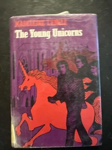YOUNG UNICORNS_Madeleine L'Engle_HCDJ_1st Edn / First Prnt_Ex-library_1968_Good - Picture 1 of 7